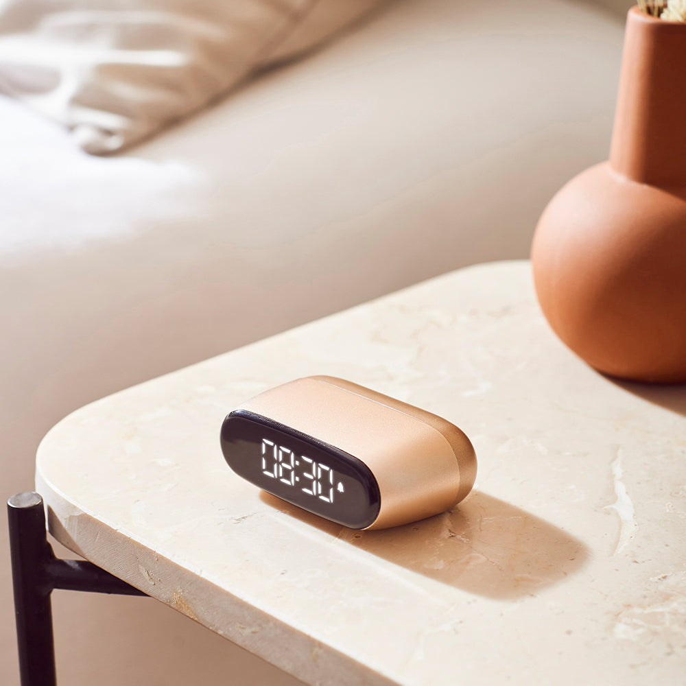 Lexon Minut Mini Alarm Clock - Gold โ image 4