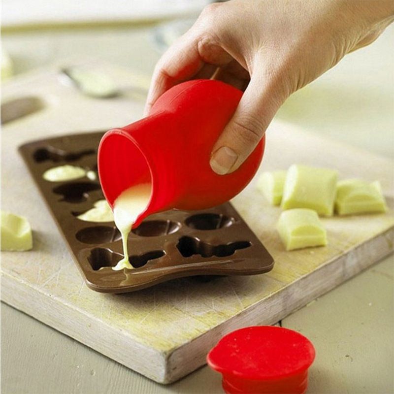 Silicone Non Stick Chocolate Melting Pots Melter Butter Heat Sauce Microwave Baking Pot Silicone Material For DIY Baking — image 2
