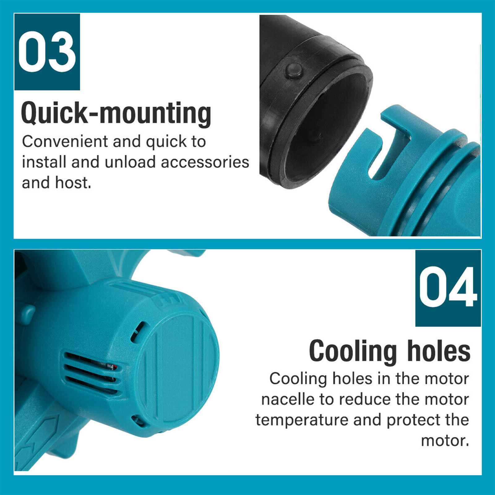 2-in-1 Cordless Electric Leaf Blower w/ 1 Battery Dust Remove Vacuum Cleaner Home Car โ image 4