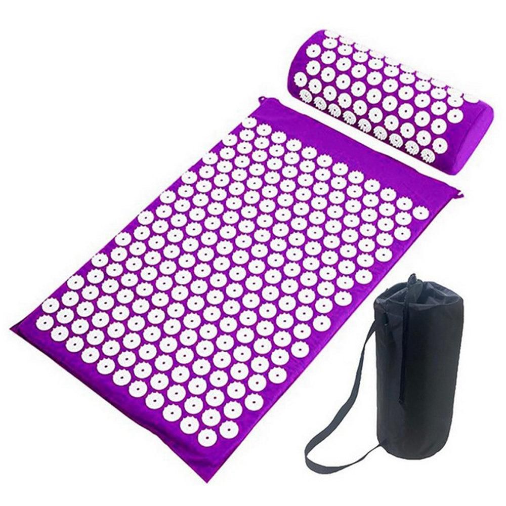 Body Massager Acupressure Cushion Mat(Purple) — image 4