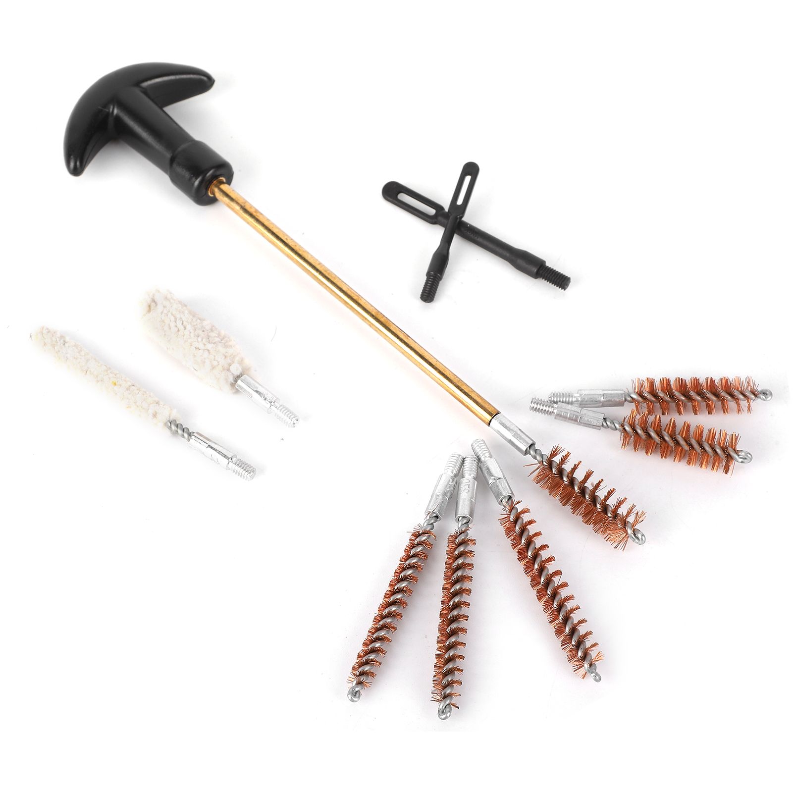Pipe Inner Brush Set Brass Multifunctional Lightweight Portable Pipe Dredging Cleaning BrushGK28 19Pcs — image 3