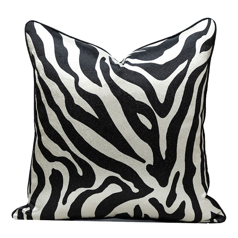 Set of and Silver Throw Pillow Covers Animal Decorative Pillow Cases Cushion Cases 17.7 x 17.7Inch for Living Room,Couch Bed