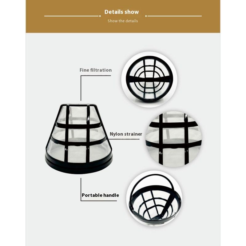 Reusable Replacement Coffee Maker Basket Filter Compatible with Filters, Fit Most Cup Basket Drip Coffee Machine, BPA Free โ image 5