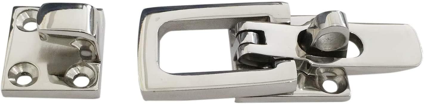 Grade Heavy Dudy 316 Stainless Steel Lockable Latch Marine Boat Door Lock Anti-Rattle Fastener Clamp — image 5