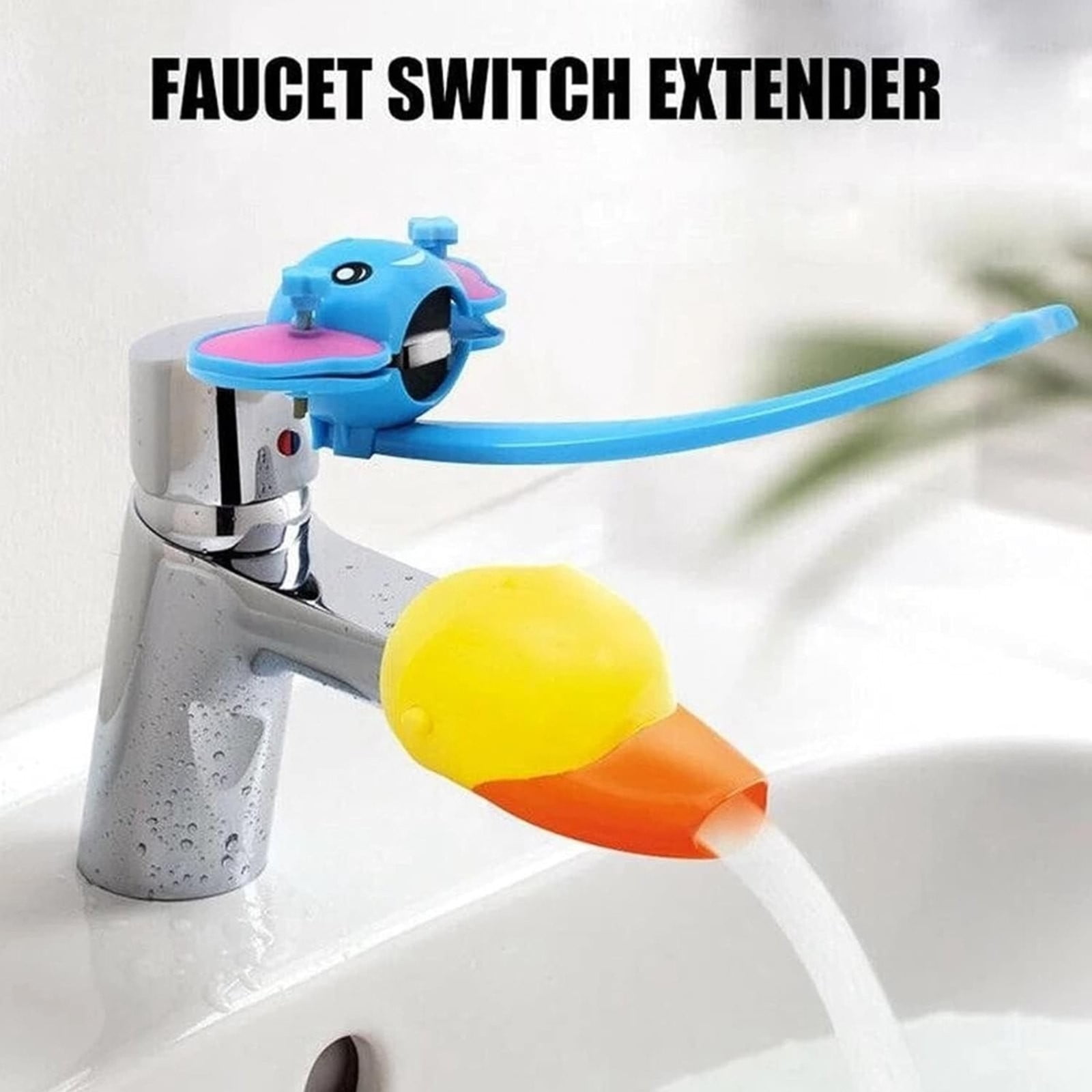 Chǐldrən's Hand Washing Extender Pink, 1x Chǐldrən's Hand Washing Extender Faucet Handle Extender Faucet Extender for Kids Handle Extender for Bathroom — image 4