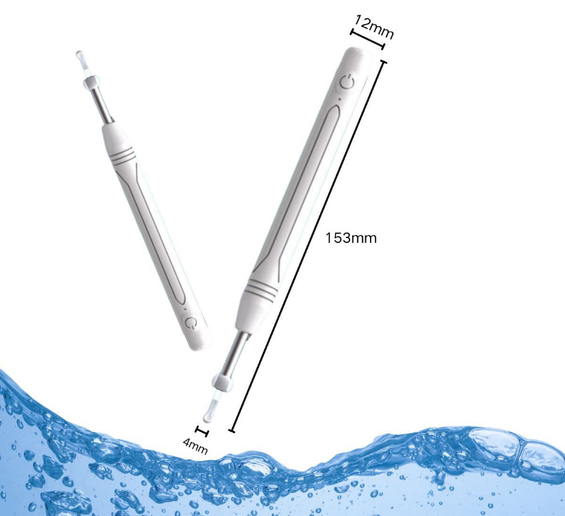 Smart Visual Ear Wax Removal Tool with HD Camera WiFi Wireless Otoscope Ear Cleaner 3.5mm Ultra Slim Lens for iPhone Android Green — image 2