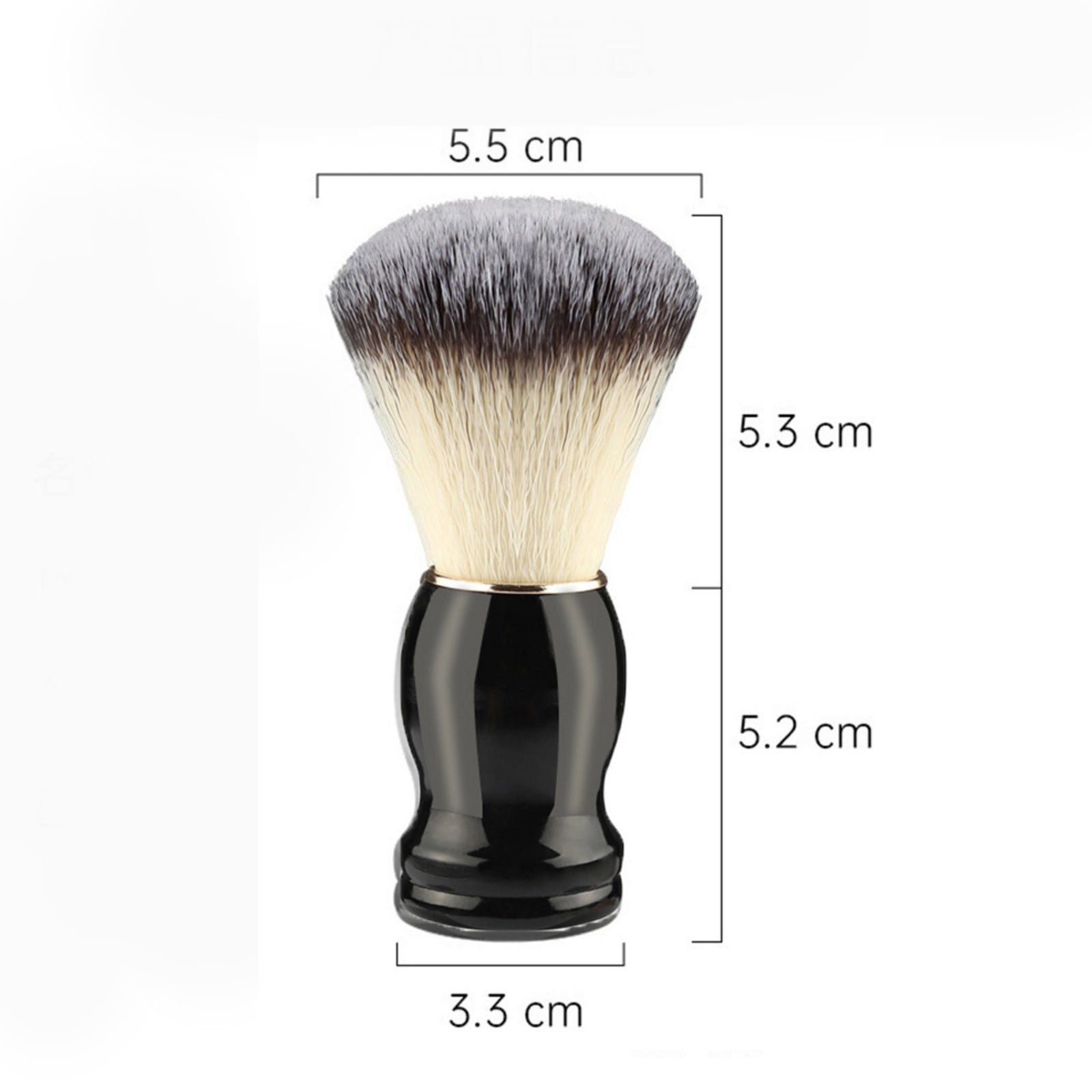 Shaving Brush for Men with Black Wood Handle, Perfect Gifts for Men, Fathers Day Christmas Halloween Gifts Multicolor β image 2