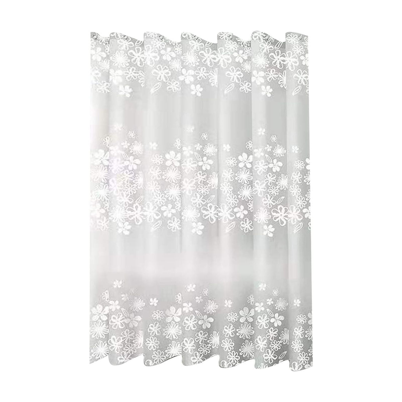 Shower Curtain, 31.5×71 Inch Shower Curtain Liner, Waterproof Plastic Shower Liner, Cute Lightweight Shower Curtain for Bathroom 47.2×71 in I — image 2