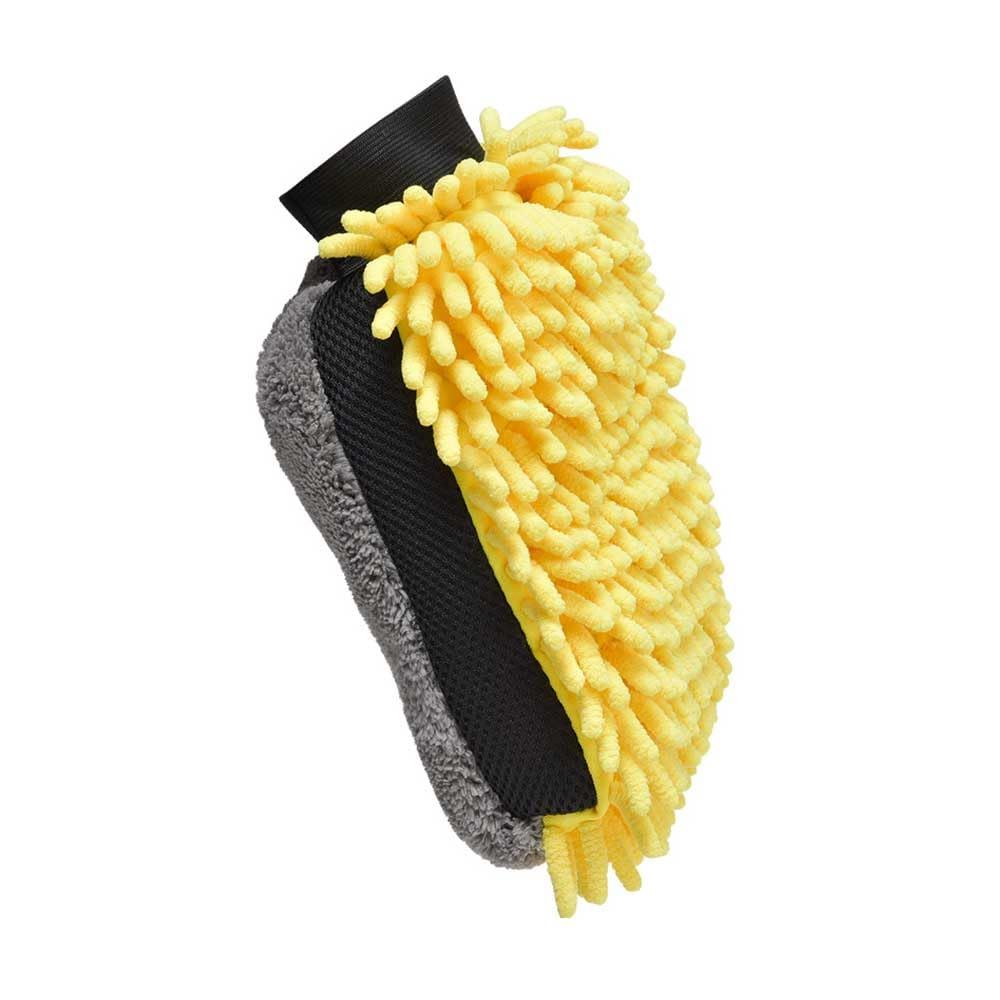 1 Pair Advanced Car Wash Mitt, Microfiber Wash Mitt, Car Wash Sponge - Wash Glove - Microfiber Mitt