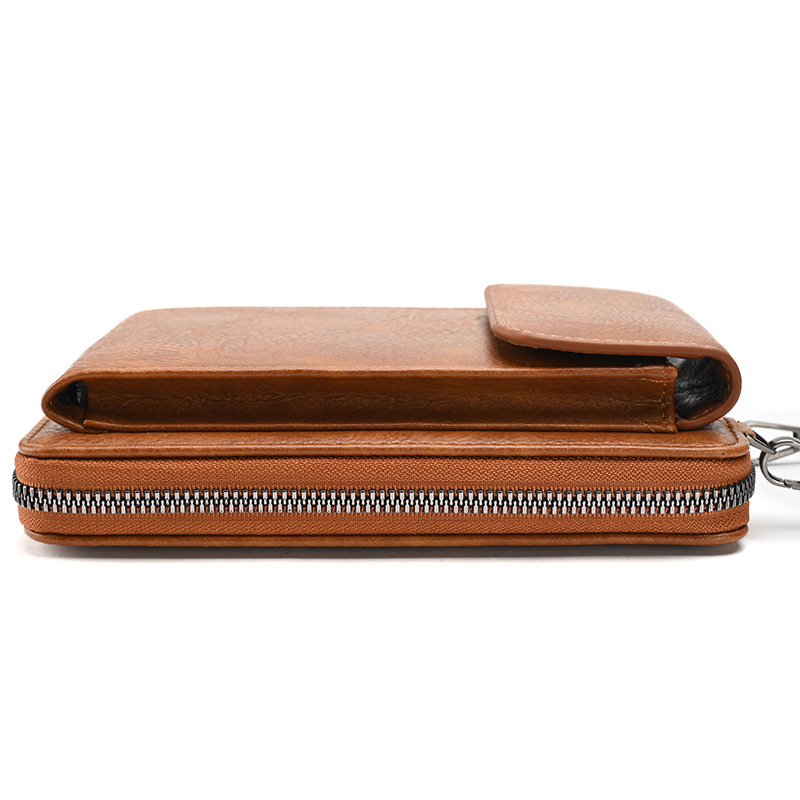 White Women's PU Leather Crossbody Phone Bag with Adjustable Shoulder Strap and Large Capacity Wallet for Daily Travel Stylish and Organized Local Fashion Fit โ image 2