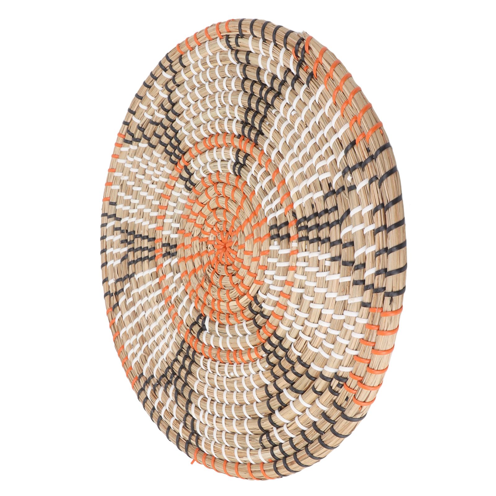 Grass Woven Placemats Nordic Style Innovative Round Placemats for Dining Table Home Decor Wall Decor 34cm/13.4in โ image 5