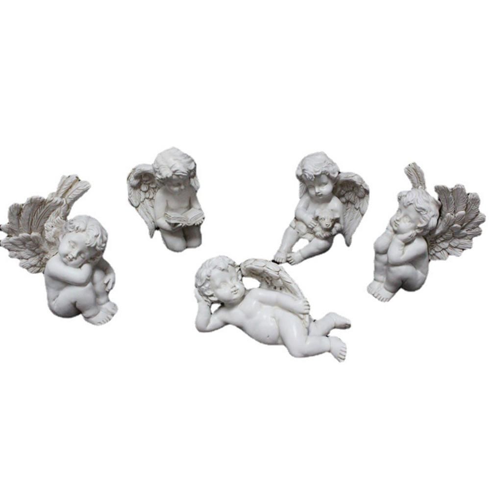 Angel Stakes Figurine Miniature Resin Sculpture Garden Statue for Potted Plants Mini Landscape โ image 3