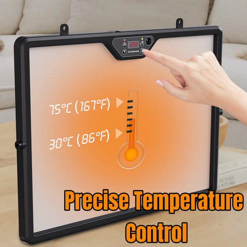 Chick Brooder Heating Plate Chicken Coop Heater Dual-Sided Duck Poultry Brooder — image 6