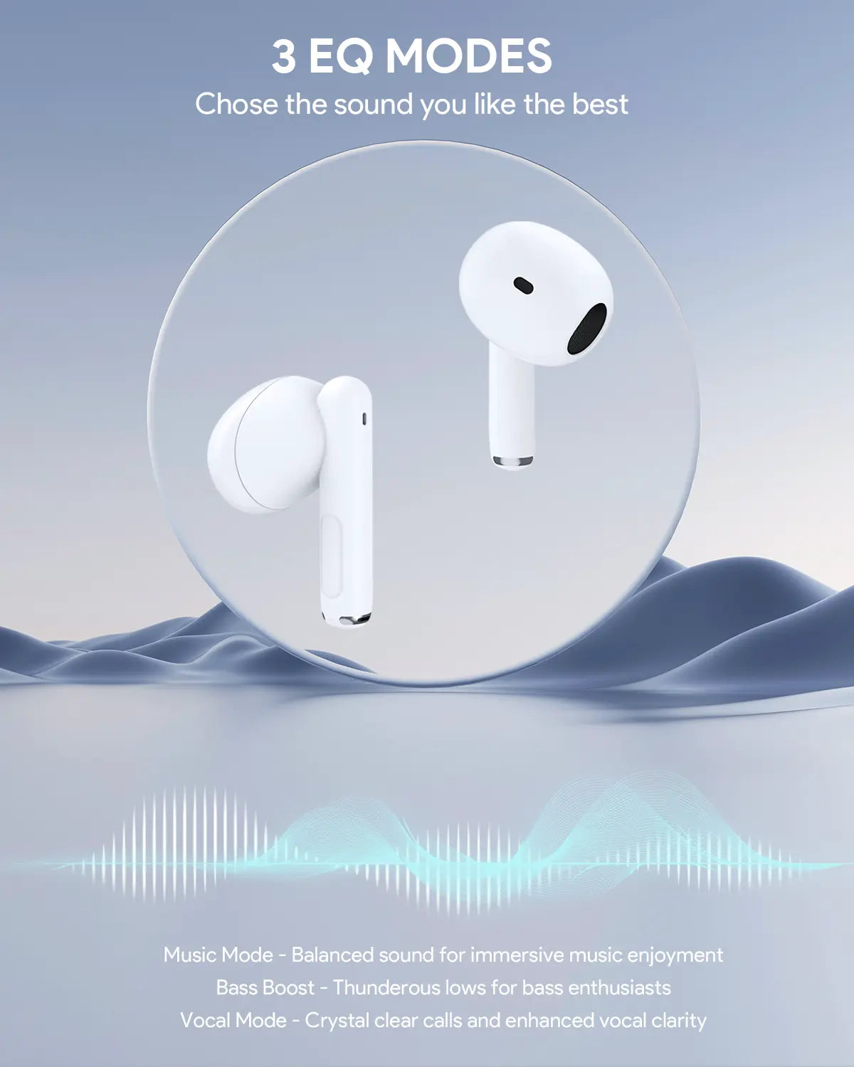 AUKEY Move Air True Wireless Bluetooth 5.3 Earbuds with 13mm Drivers & Up to 35H Battery Life – EP-M2 — image 6