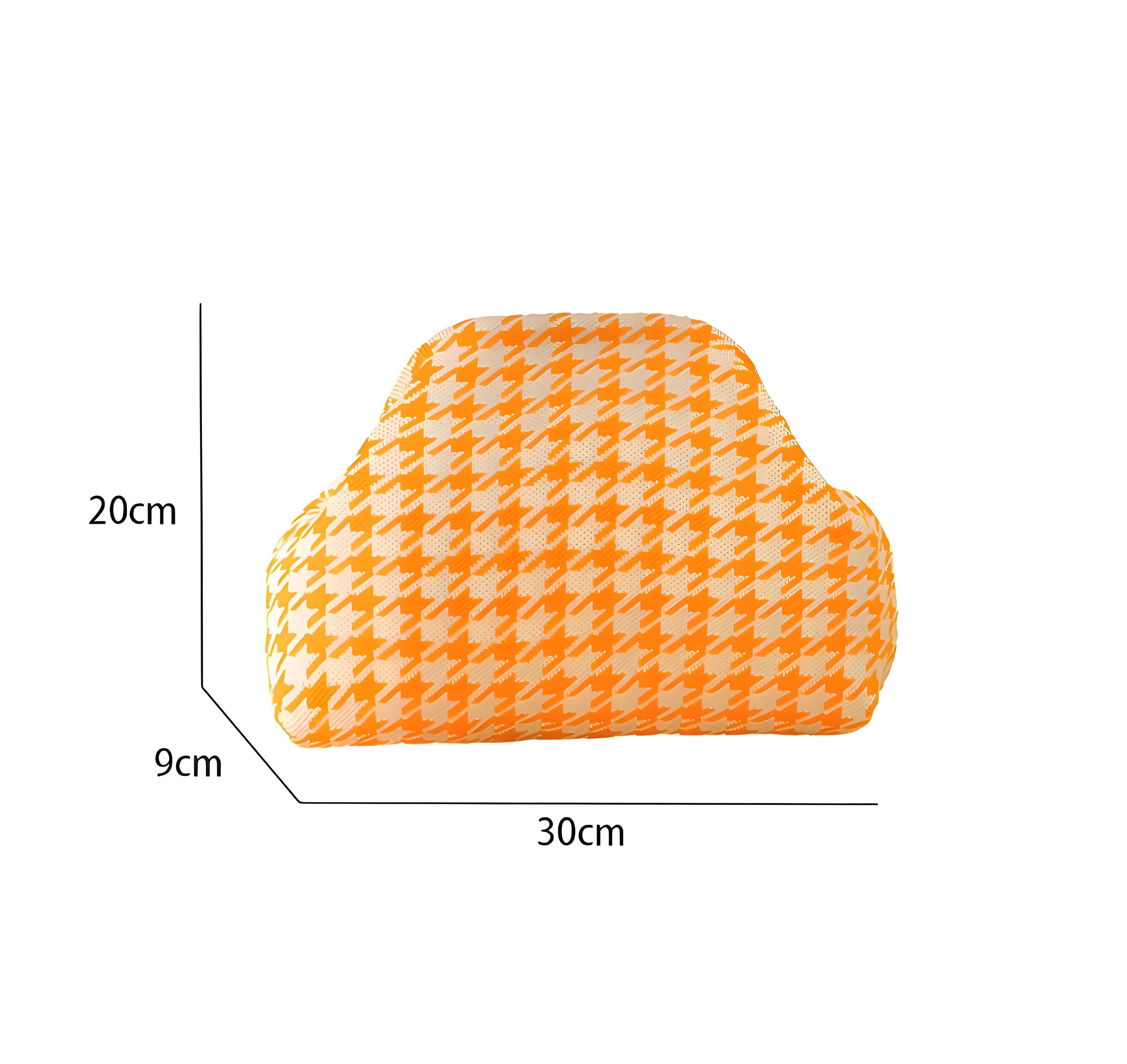 Houndstooth Knit Cloud Bag: Commute & Daily Handbag, Portable Storage Clutch (Mango Yellow) | Other Colors Available in Store — image 2