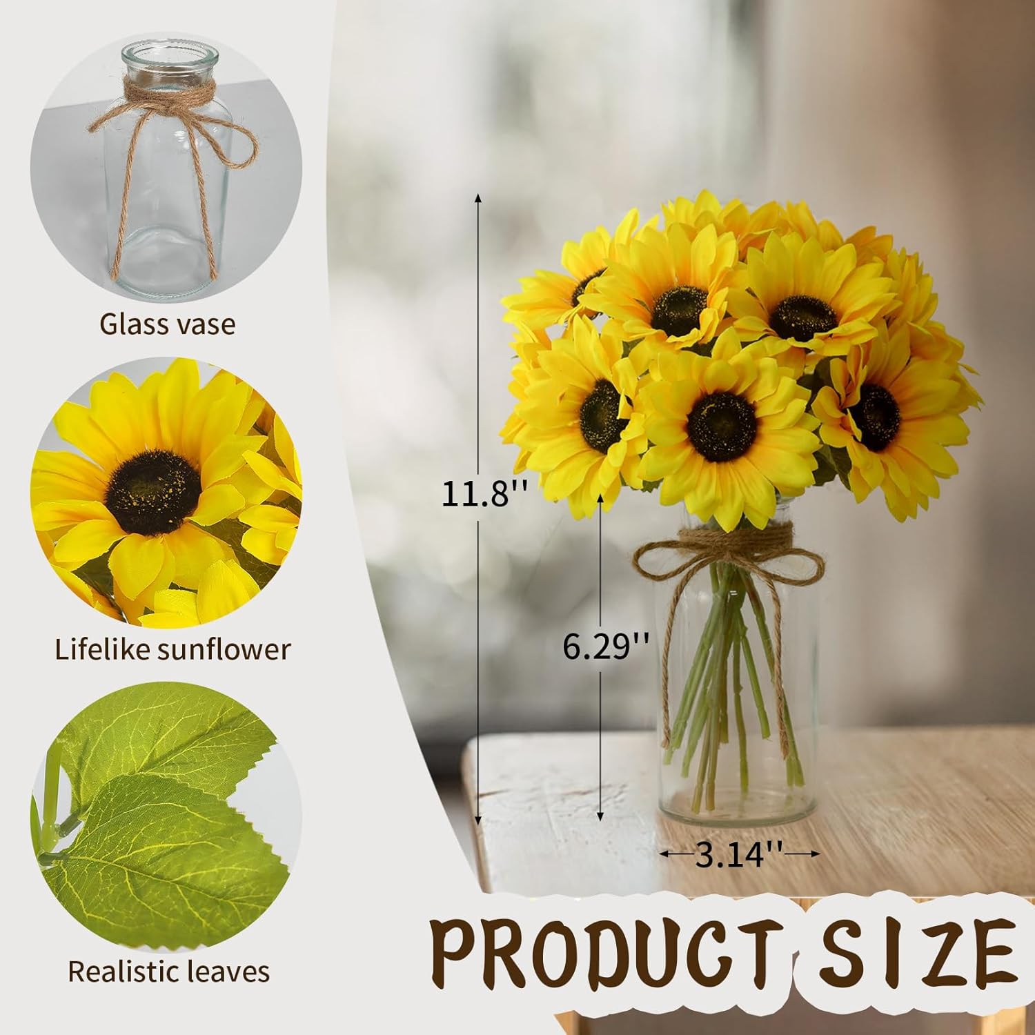Silk Flowers for Home Decor Living Room โ image 3