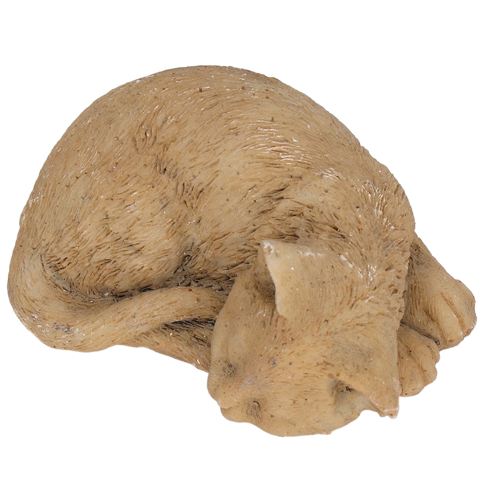 Pet Memorial Tombstone Weatherproof Resin Pet Memorial Garden Stone for Garden Outdoor YardOrnament Cat B Sand Color — image 4