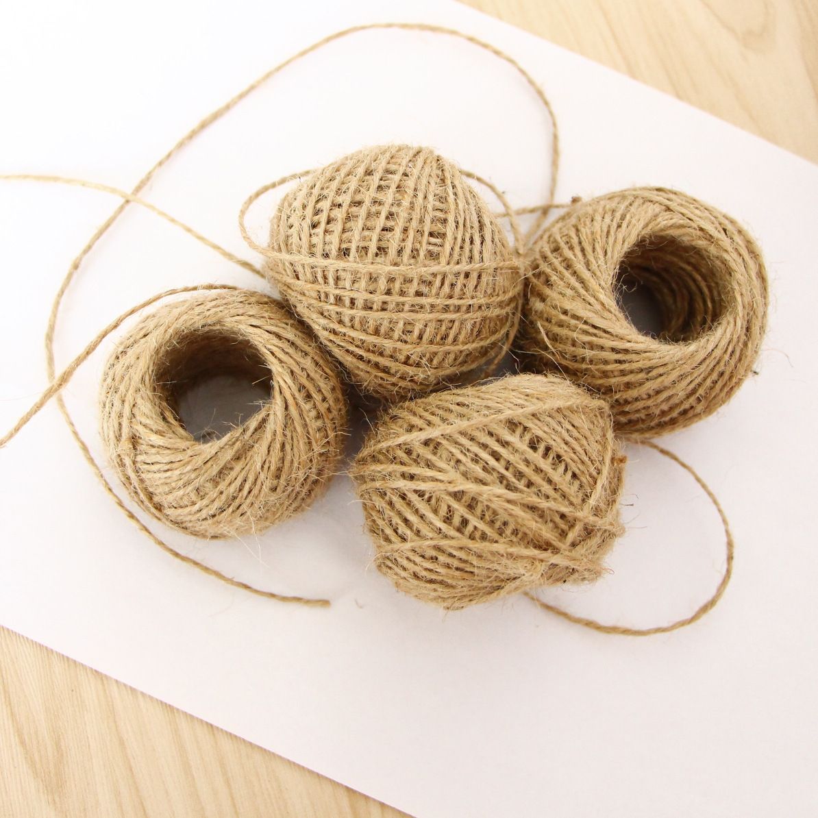 4 pcs Natural Jute Twine1.5mm Gift Wrapping String DIY Rope Garden Twine Cord for Arts Crafts and Gardening Applications โ image 4