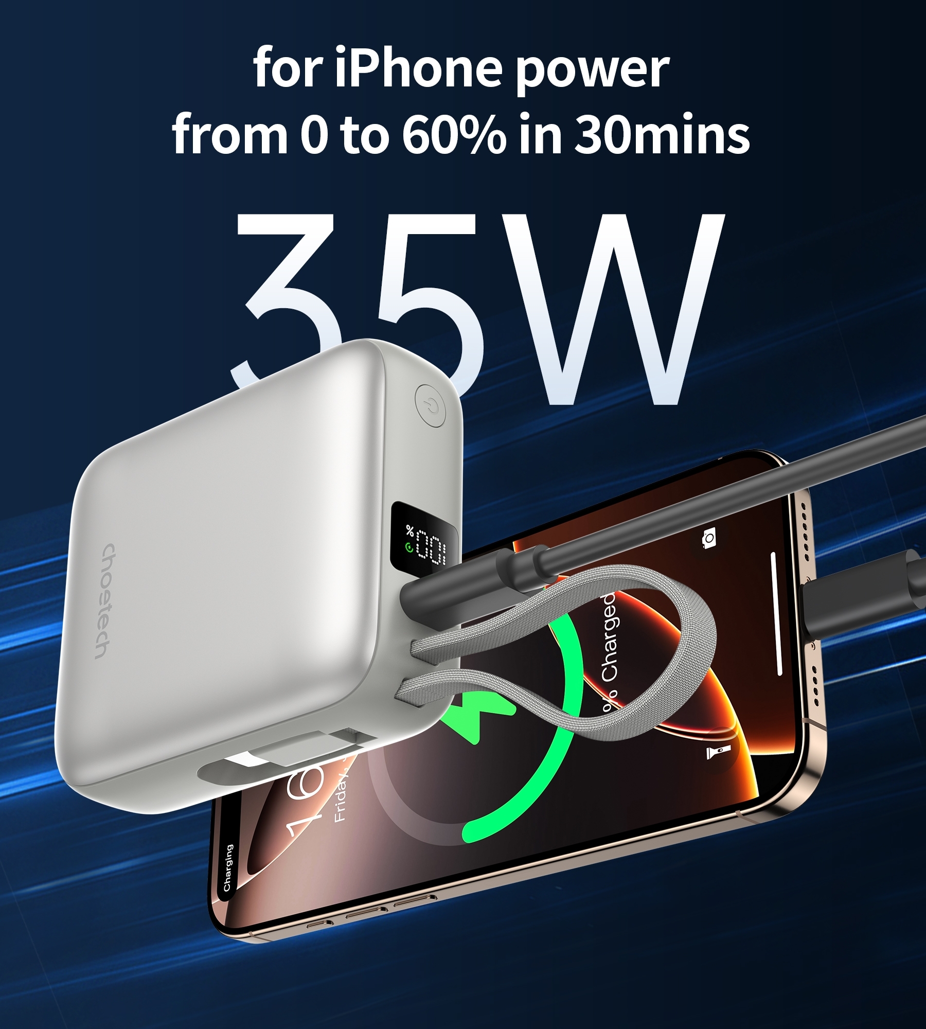 CHOETECH B832-SL 10000mAh 35W 10000mAh PowerLeap Power Bank โ image 4