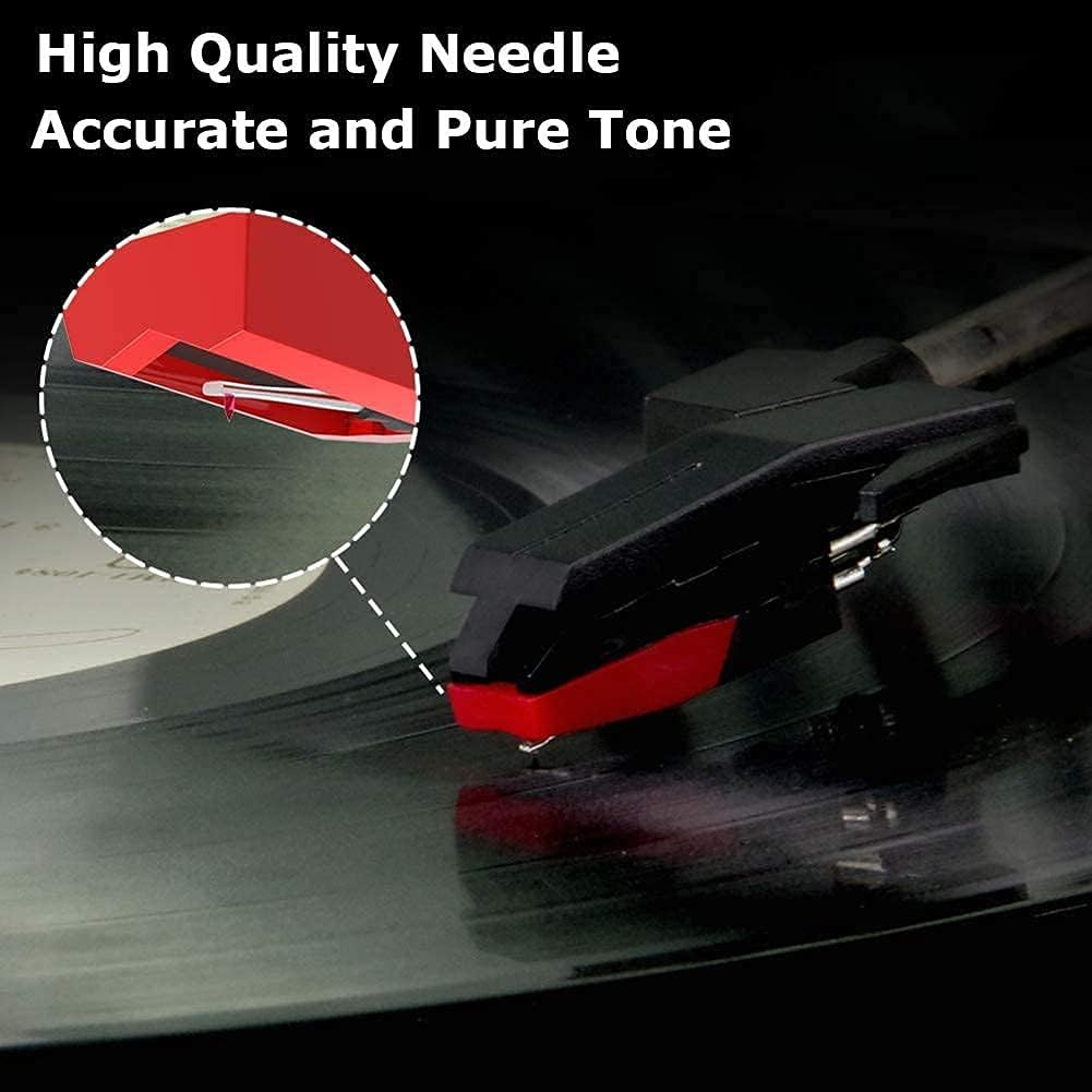 Turntable Needle, 5pcs Universal Turntable Needles, Replacement Needles for Gramophone, Compatible with ION Jenson Crosley Victrola Sylvania β image 2