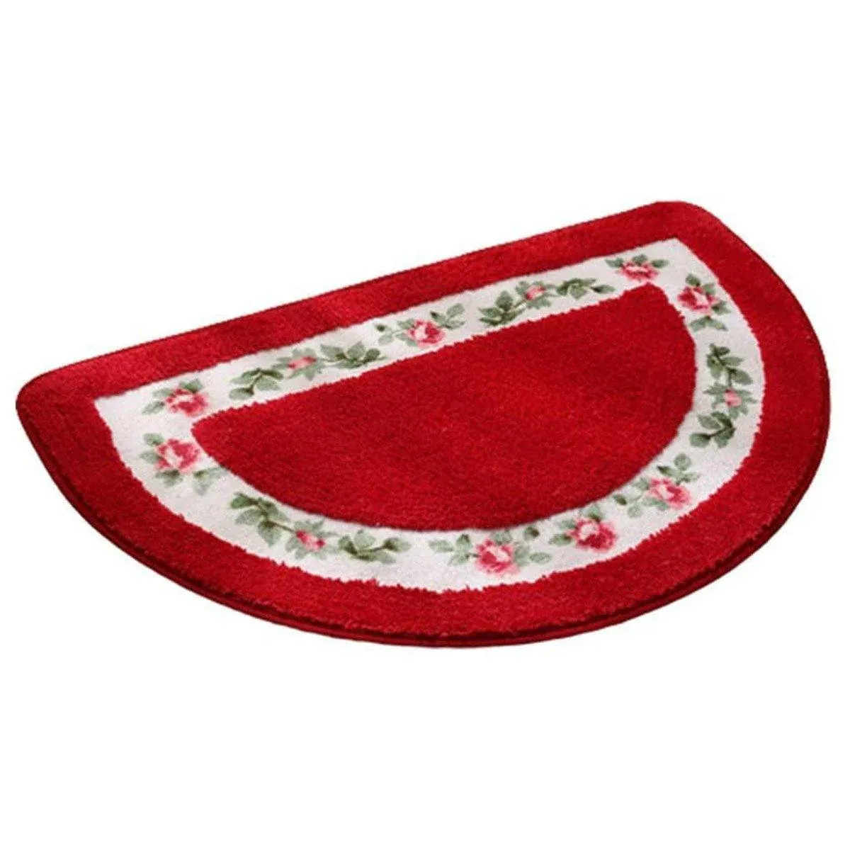 Non Slip Entry Mat Indoor Outdoor Mat Washable Foot Mat Foyer Bedroom - Red