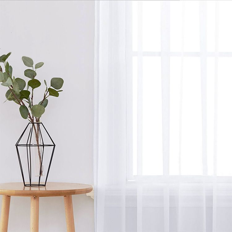 2 Pack Semi Blackout Sheer Curtains Gray โ image 4