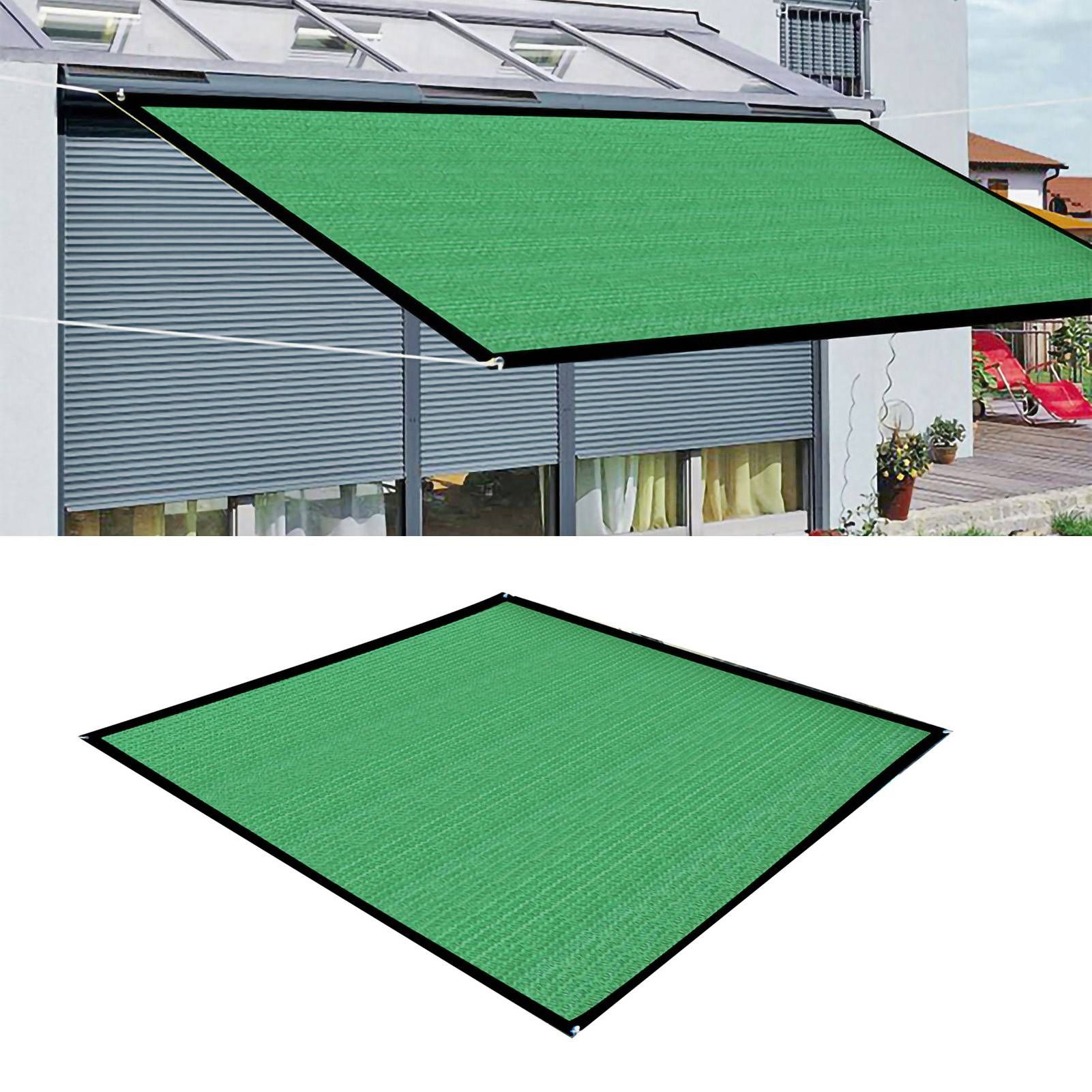Square Geen Sun Shade Sail Canopy Awning Encrypted Thickened Breathable Sun Shade Sail for Outdoor Courtyard 2x2m 14 Pin — image 4
