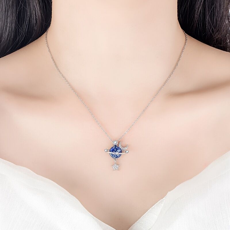**“Whispers of Stars” — Galaxy Collarbone Chain, Gifting You a Corner of a Private Universe** — image 6