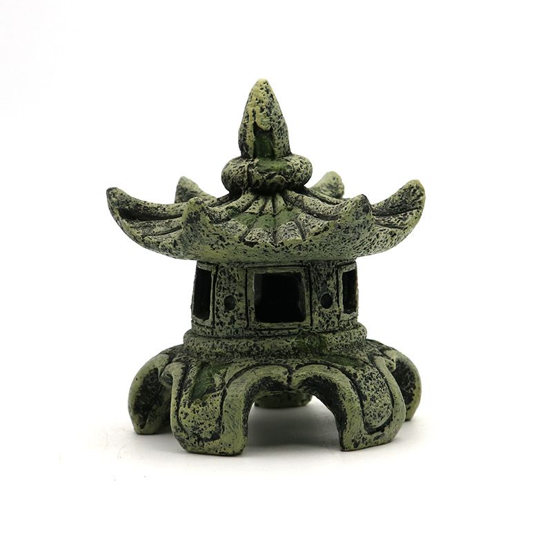 Aquarium Breeding Cave Shrimp Shelter Pavilion Aquarium Decor Landscape Ornament Breeding Hiding Spots Holes Fish