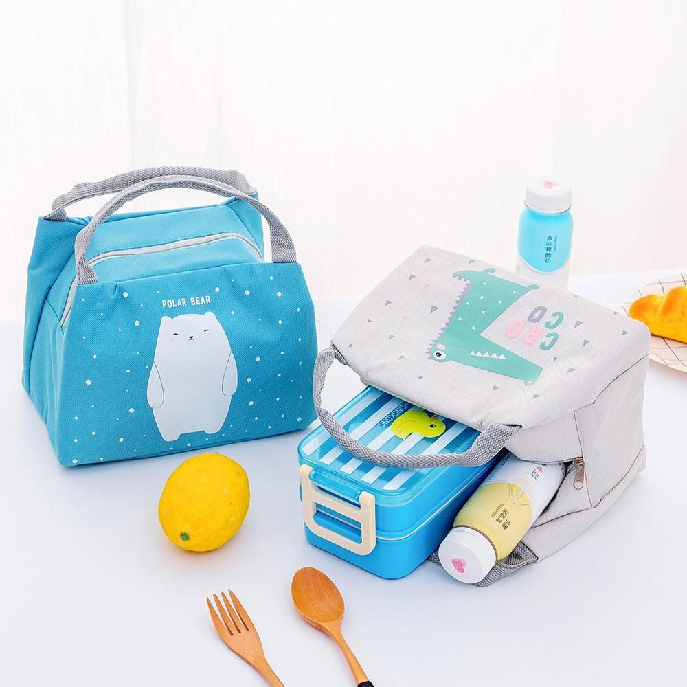 Portable Insulated Thermal Lunch Box Carry Tote Picnic Case Storage Bag 21x17x15cm - C05 (21x17x15cm) โ image 6