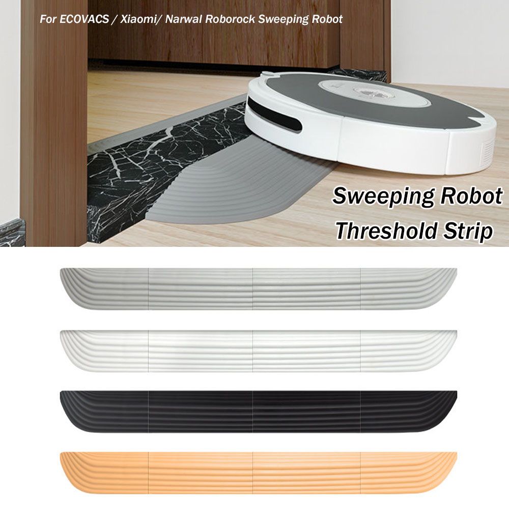 Threshold strip for robot vacuum cleaner beige