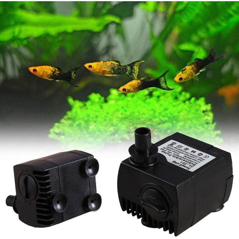 300L/H 5W Ultra Quiet Submersible Water Pump For Fountain Aquarium Pond (Eu Plug) โ image 3