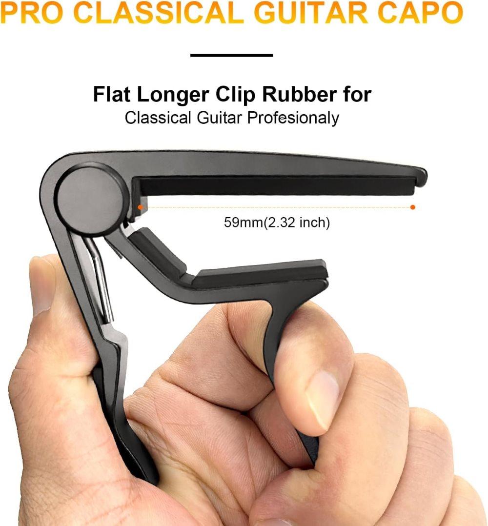Guitar Capo Clamp, Compatible with Acoustic and Electric Guitars — image 2