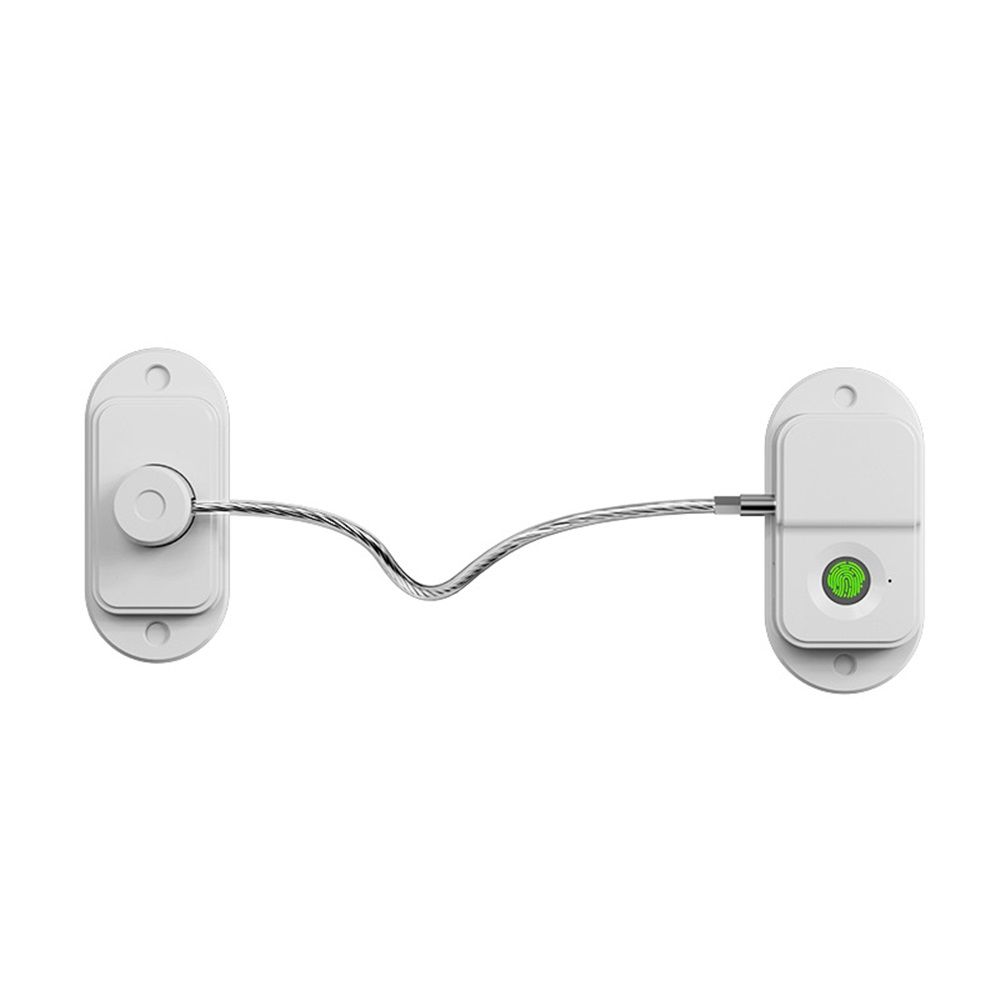 Fingerprint Fridge Lock, Refrigerator Lock with Fingerprint, for Fridge, Cabinet Locks, Drawers, Dishwasher, Toilet and Cabinet Locks Baby Proofing, 3M