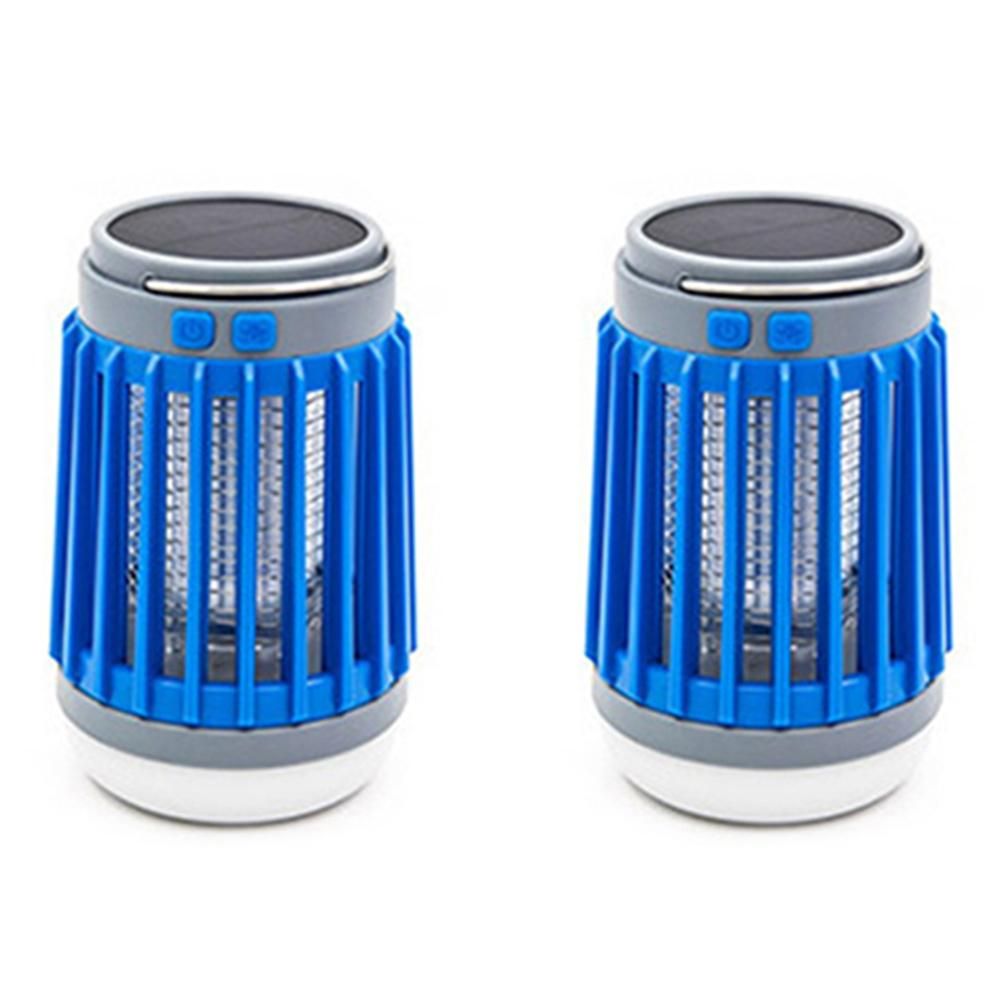 2pcs Solar and USB Mosquito Killer Camp Lamp Flashlight -Orange โ image 5