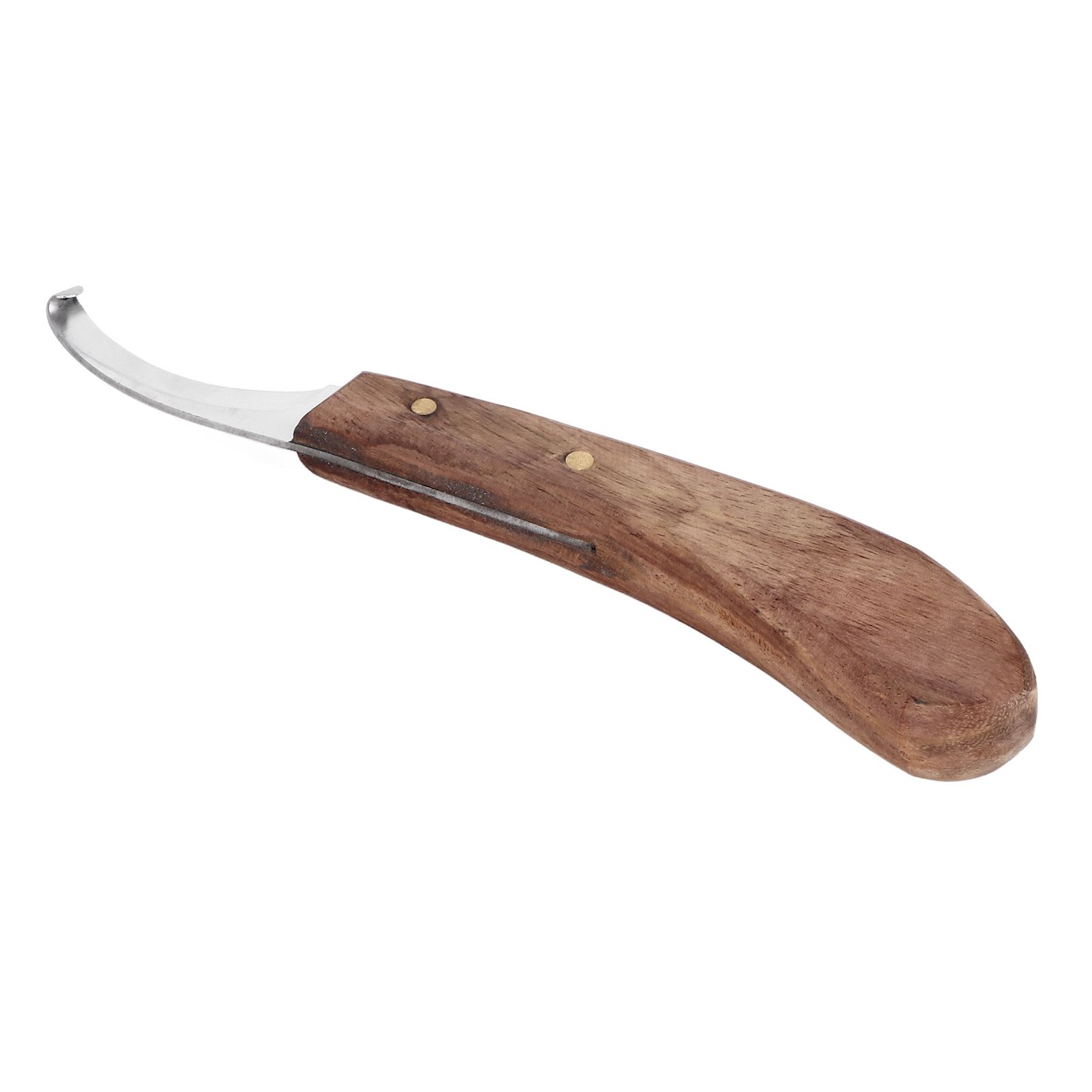 Horse Hoof Knife Curved Fine Carbon Steel Blade Ergonomic Left Hand Hoof Trimmer for Farm — image 4