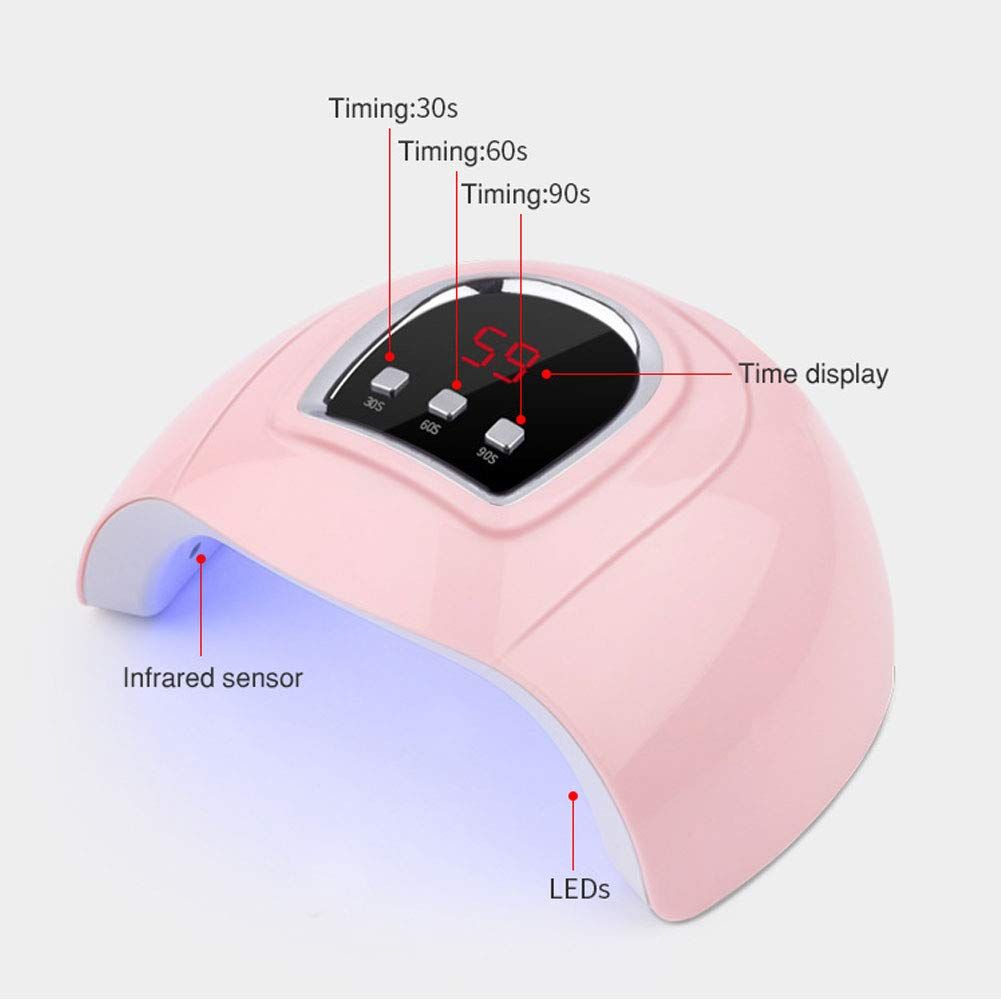 Nail Polish Dryer, 54W UV LED Nail Lamp Led Gel Nail Polish Curing Lamp ail Lamp Nail Art Gel Polish Dryer Professional Manicure โ image 5