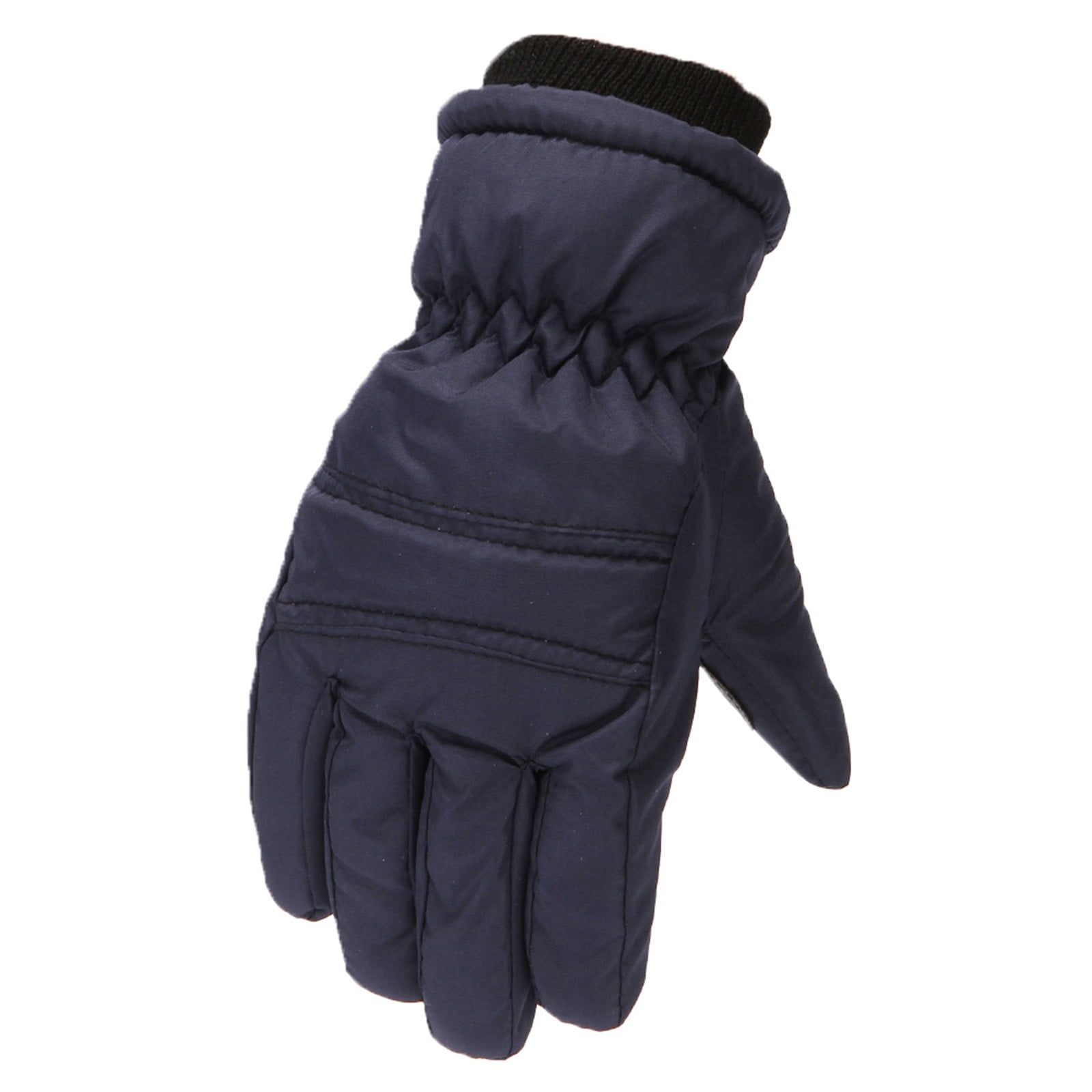 Gloves For Kids Toddler Skis Kids Gloves Winter Gloves Thick Gloves Stretchy Warm Gloves Boys Girls 6-24 Months 7-12 Year AHA1 kids snow gloves Navy โ image 5