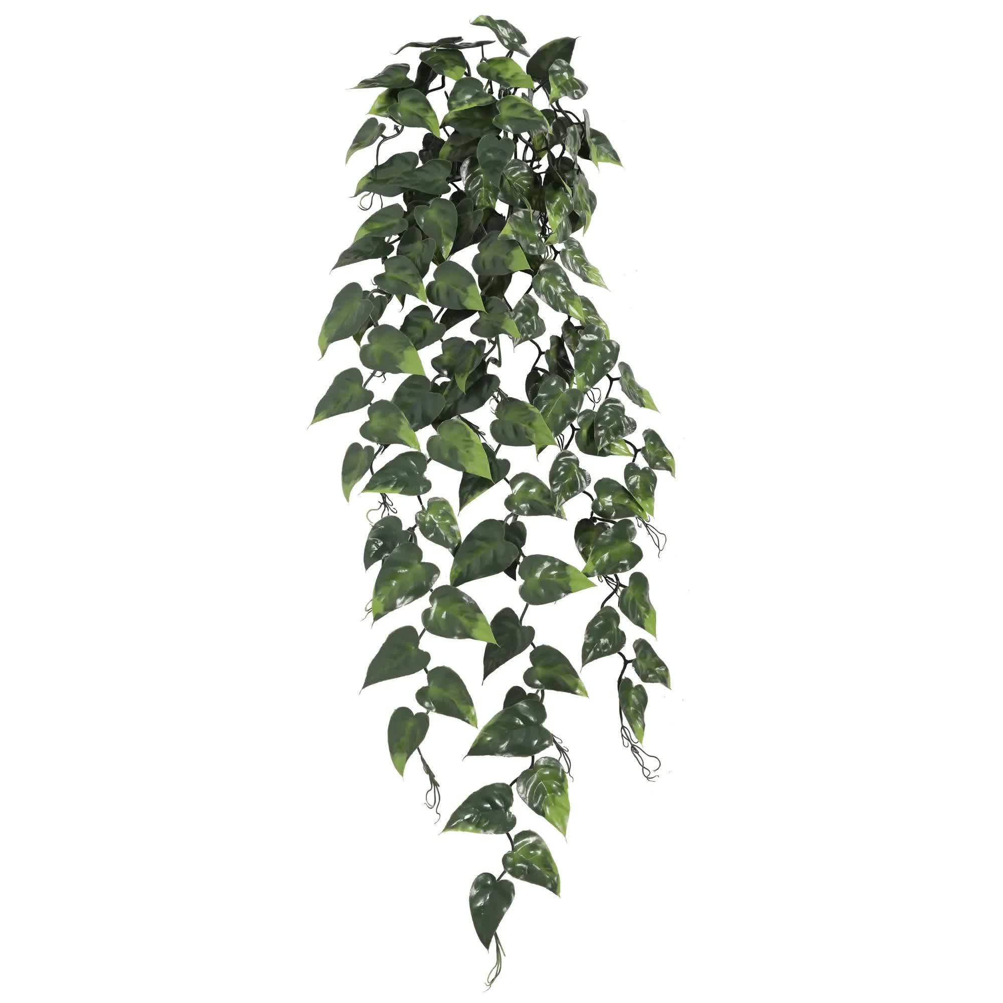 Hanging Artificial Pothos / Philodendron Plant UV Resistant 85cm — image 4