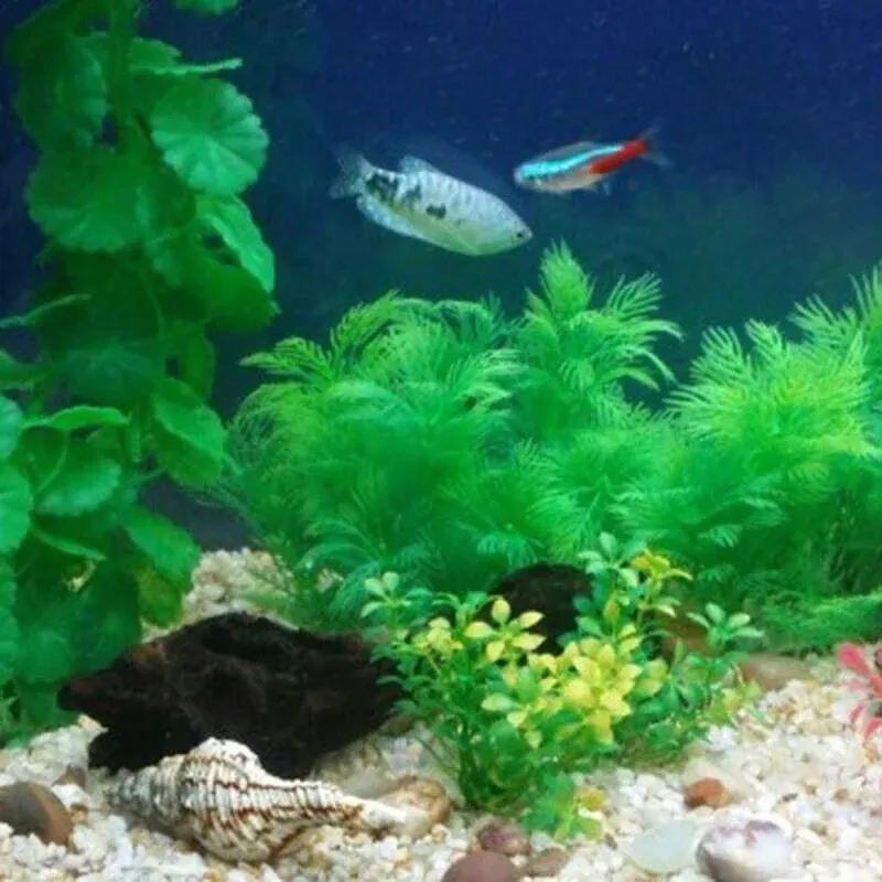 30cm Artificial Aquarium Plant Plastic Water Grass Decoration for Fish Tank — image 6