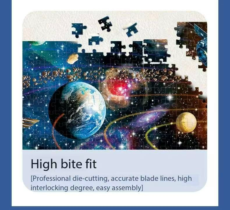 2 PCS 1000 Piece Jigsaw Puzzle for Adults - Animal & Landscape Art Design, Stress Relief Brain Game - Premium Quality Paper Puzzle for Teens Adults Ages 14+ โ image 3