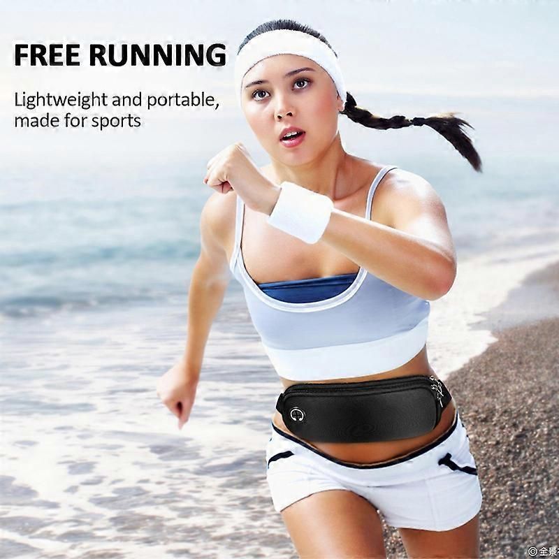 Sports Waist Bag Running Belt Bag Adjustable Phone Holder Fanny Pack for Men Women Gym Cycling Hiking - Orange โ image 3