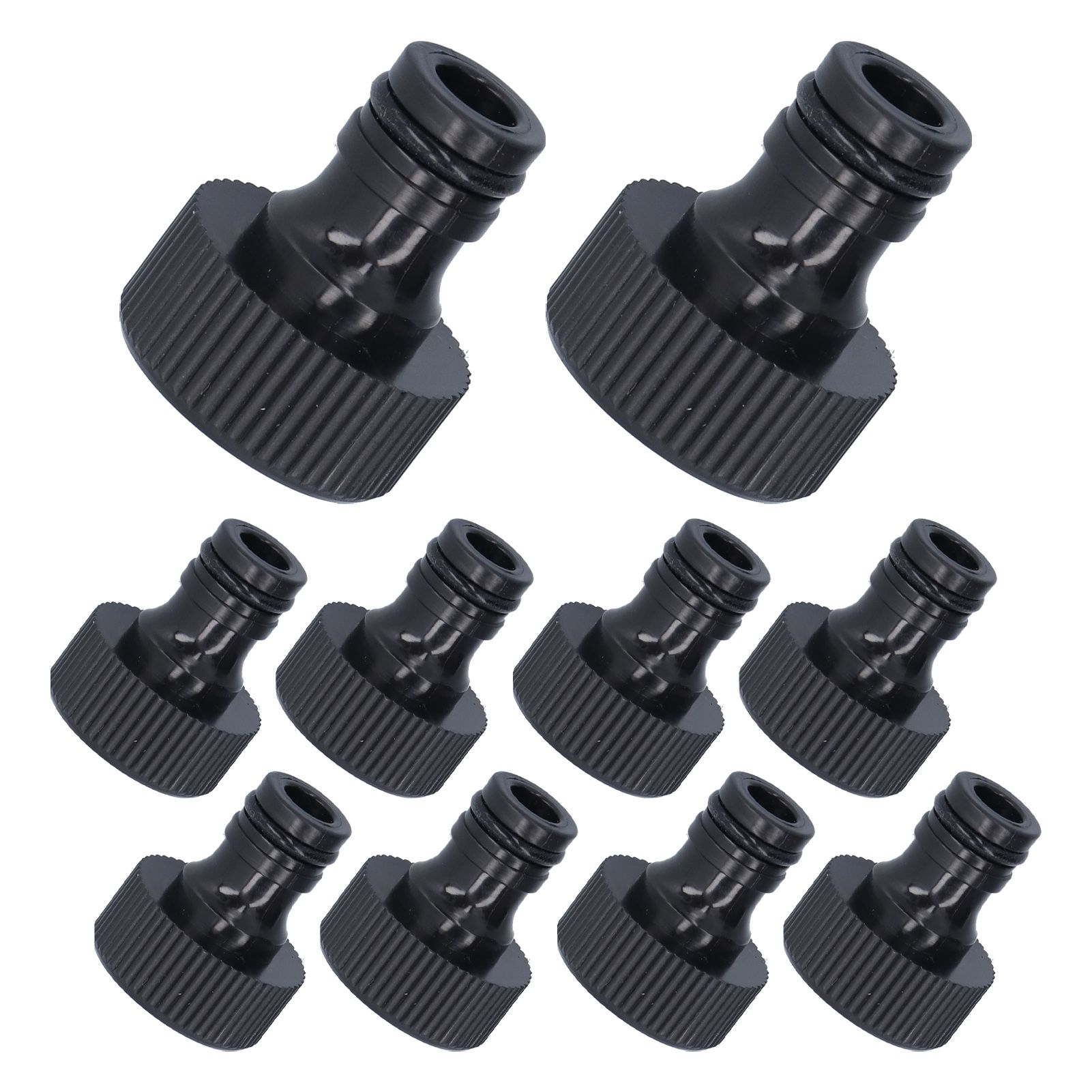 10Pcs 15mm Thread Adapter Plastic Sealable Durable Hose Connector for Courtyard GardenG3/4 Female Thread — image 3