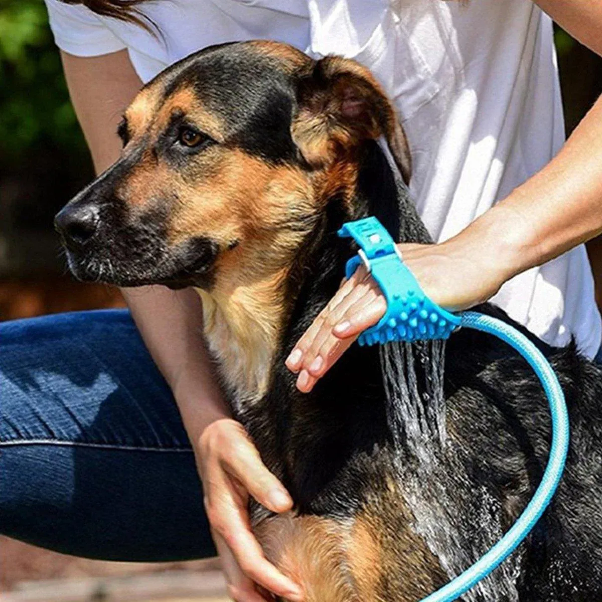 Dog Bath Pet Shower Nozzle Silicone Massage Brush Cat Dog Grooming Supplies β image 6