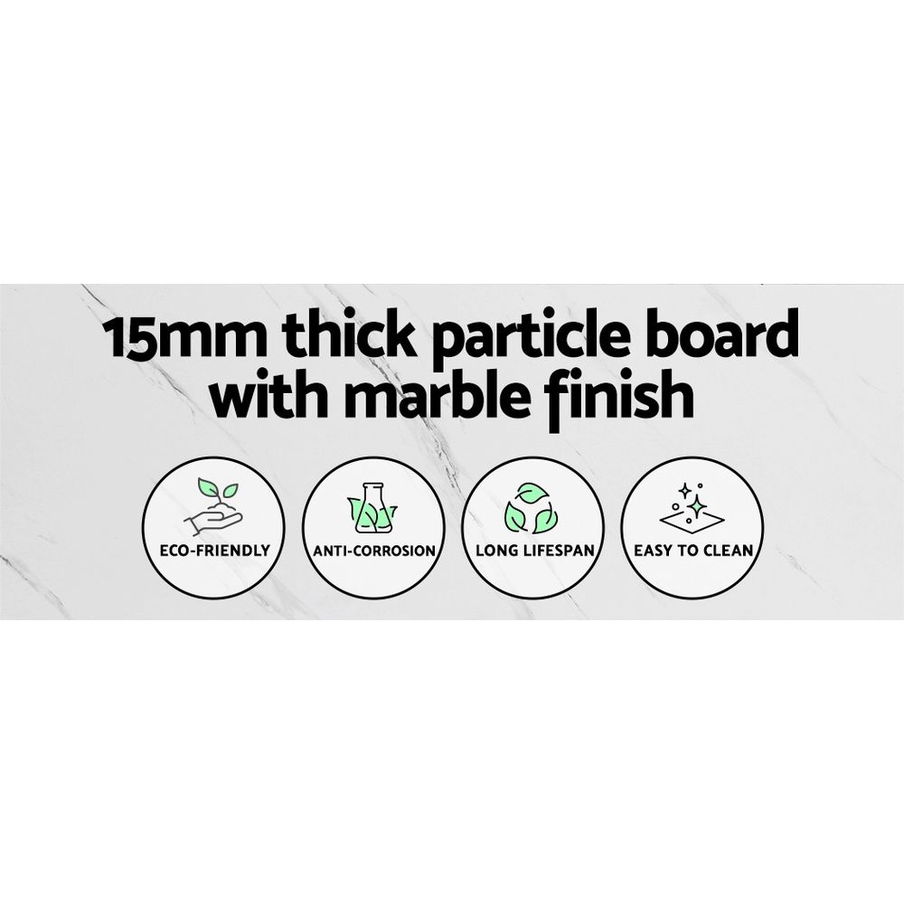 Artiss Console Table Marble Effect Frenisha โ image 5