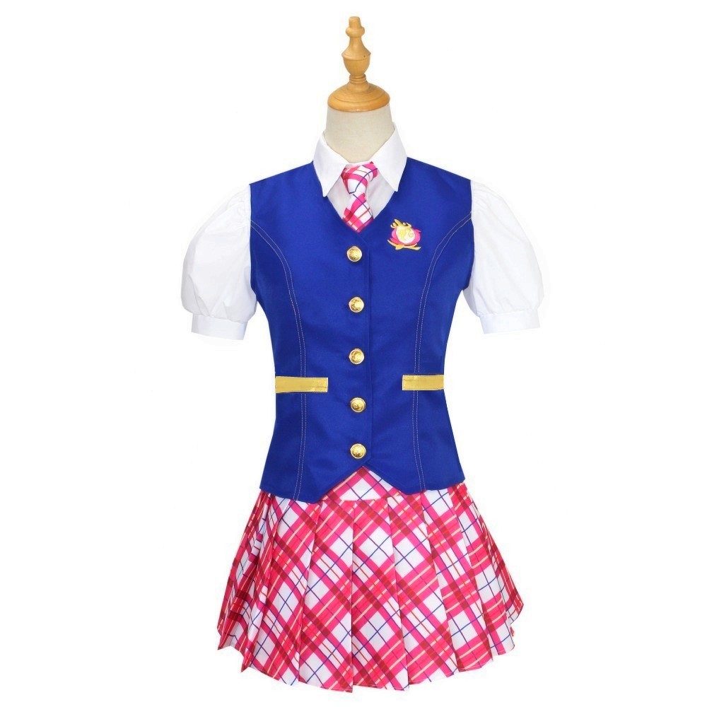 Barbie Movie Delancy Dress Four-Piece Set S Ever After High Princess Academy School Uniform Costume — image 6