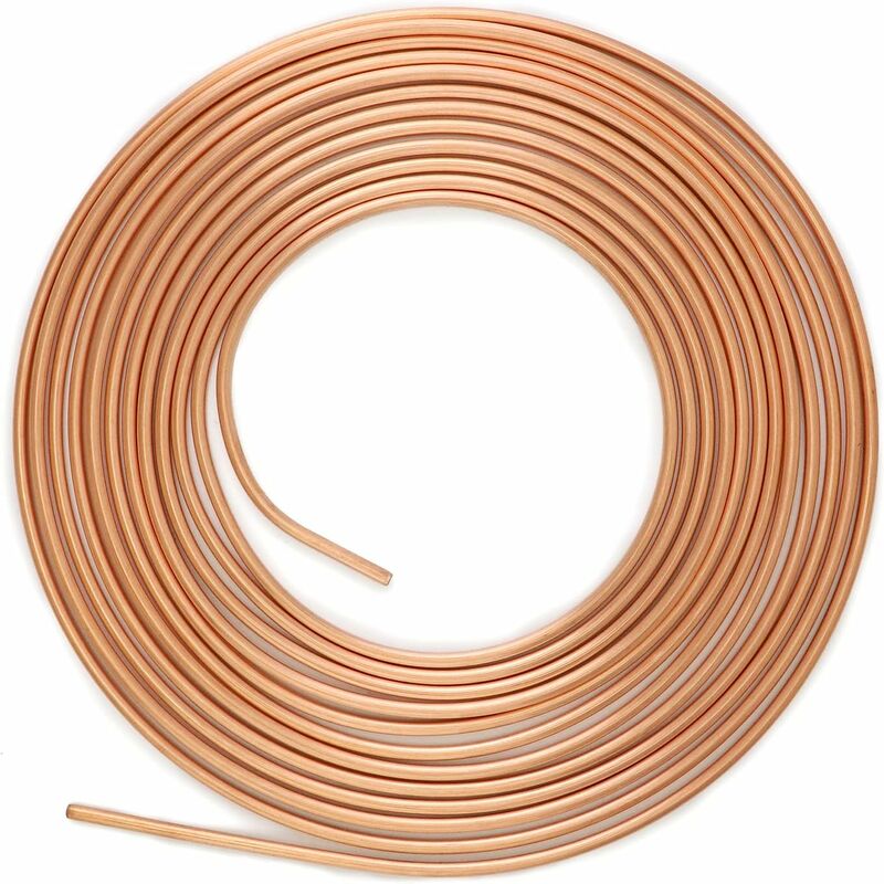7.6M Brake Copper Hose, Brake Pipe Tube, Od 4.76Mm, Id 3.3Mm With 16 Nuts โ image 2