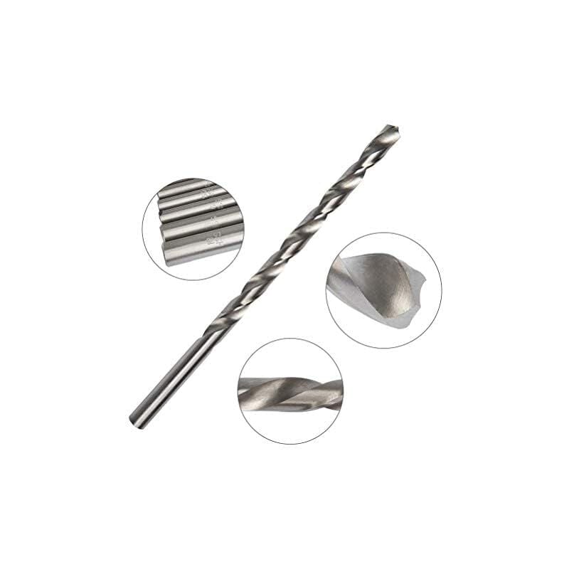 Extra long twist drill, HSS twist drill length 160 mm Drilling tool for wood, metal and steel Twist drill 3 mm โ image 3