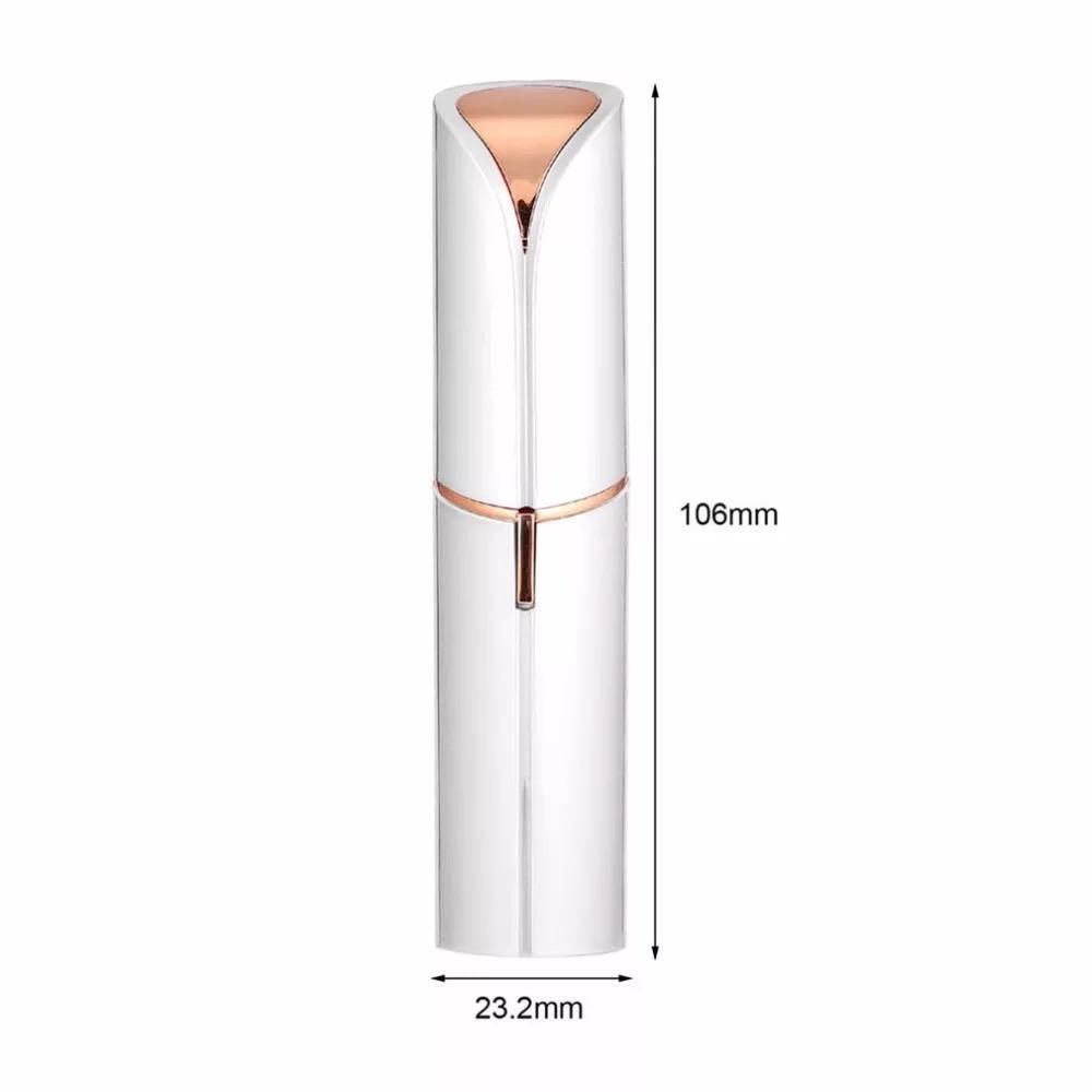 Eyebrow epilator and trimmer for facial, nose, bikini line hair, white โ image 2