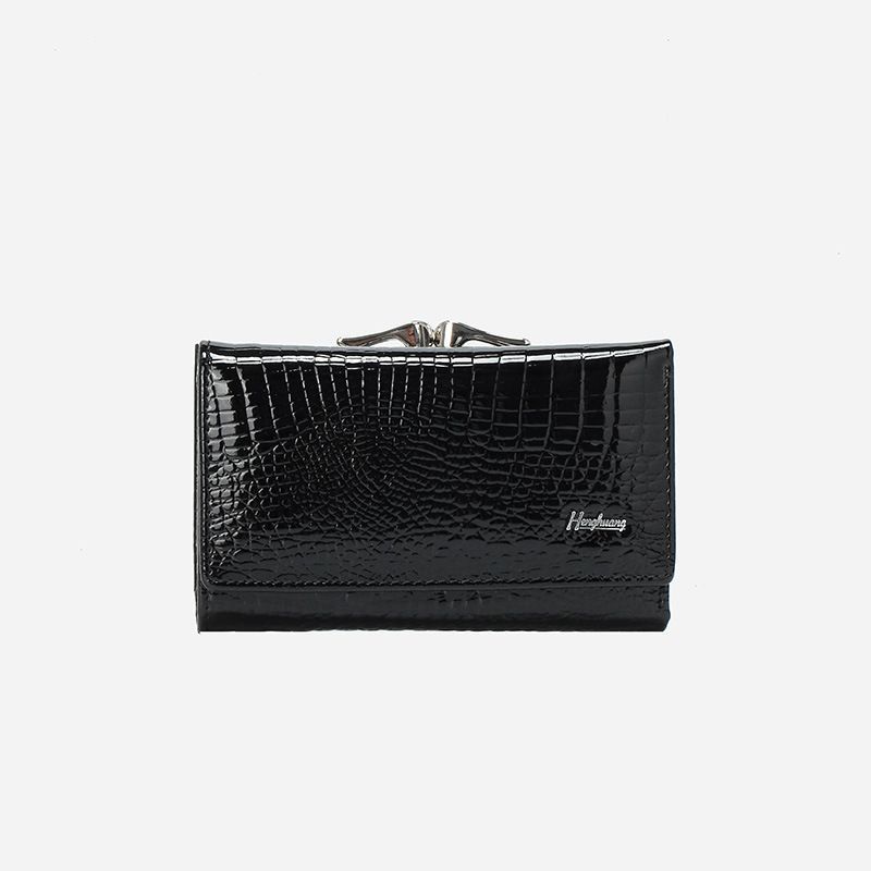Genuine Leather Women'S Wallet Multifunctional Wallet Large Capacity Wallet - Gray - Size m — image 4